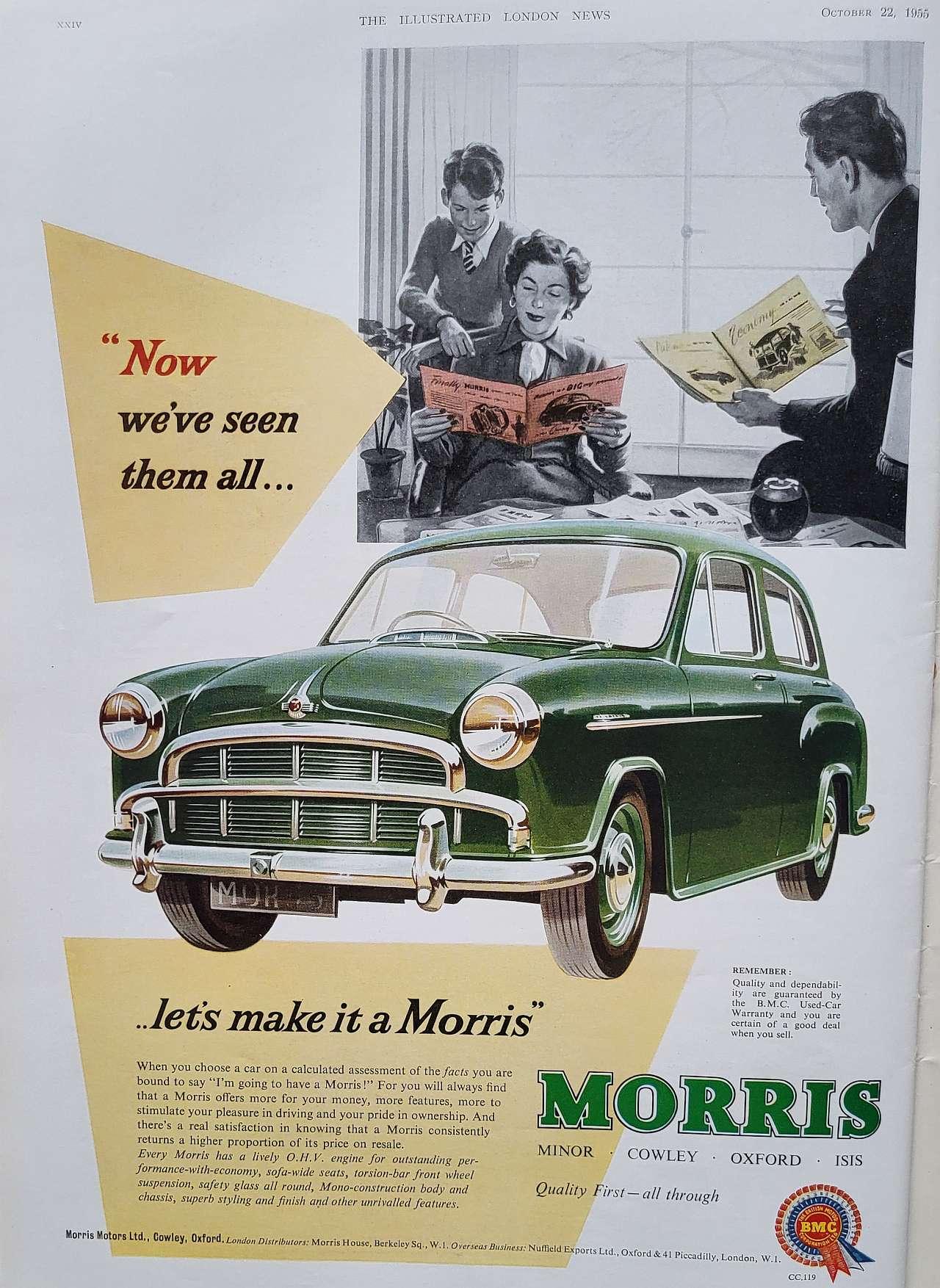 Morris motors advert
